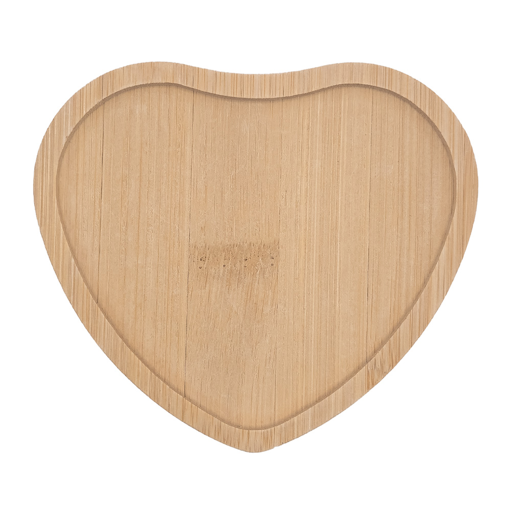 Heart Wooden Coaster — view 1 of 3