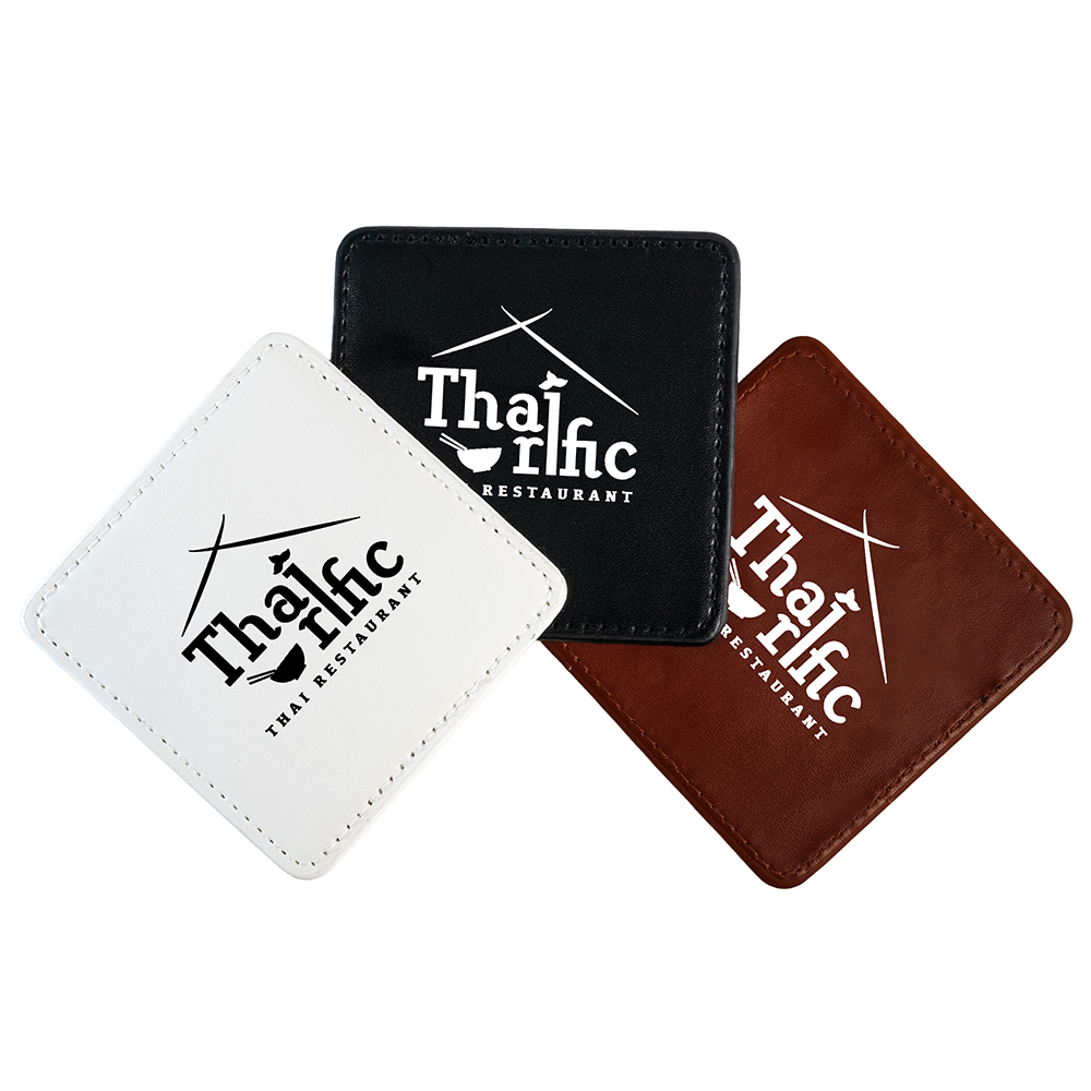 Faux Leather Coaster Square 13