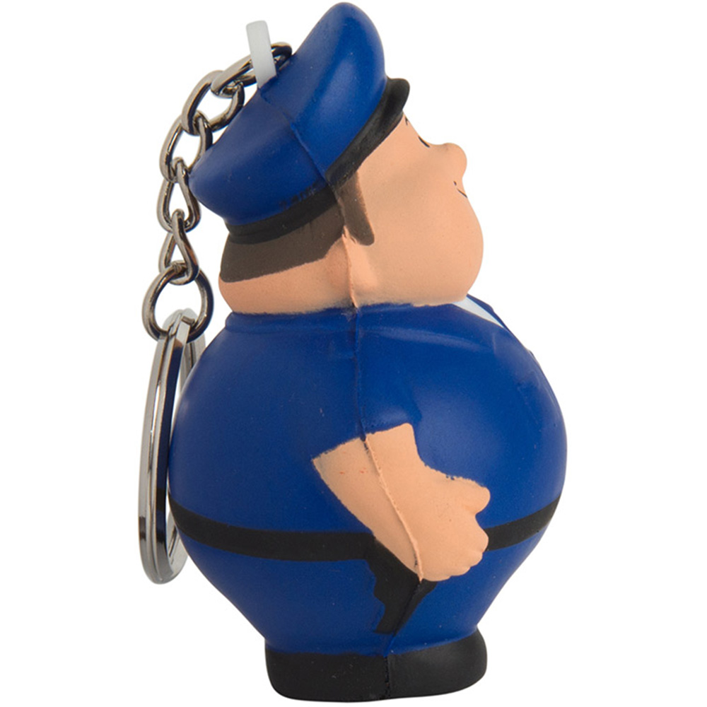 Policeman Bert Stress Reliever Keyring 9
